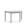 Pöytä BORÅS TRAPETS 1400x700x720 mm, harmaa laminaatti, antrasiitinharmaa