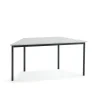 Pöytä BORÅS TRAPETS 1600x800x720 mm, harmaa laminaatti, antrasiitinharmaa