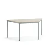Pöytä BORÅS TRAPETS 1600x800x720 mm, harmaa laminaatti, hopeanharmaa