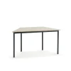 Pöytä BORÅS TRAPETS 1200x600x720 mm, koivulaminaatti, antrasiitinharmaa