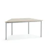 Pöytä BORÅS TRAPETS 1600x800x720 mm, koivulaminaatti, hopeanharmaa