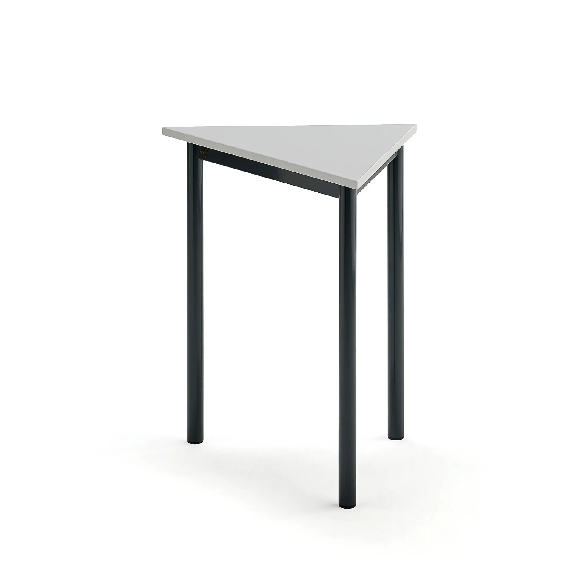 Pöytä BORÅS TRIANGEL 700x600x720 mm, harmaa laminaatti, antrasiitinharmaa