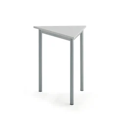 Pöytä BORÅS TRIANGEL 700x600x720 mm, harmaa laminaatti, hopeanharmaa