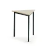 Pöytä BORÅS TRIANGEL 700x700x720 mm, koivulaminaatti, antrasiitinharmaa