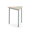 Pöytä BORÅS TRIANGEL 700x700x720 mm, koivulaminaatti, hopeanharmaa