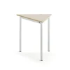 Pöytä BORÅS TRIANGEL 800x700x720 mm, koivulaminaatti, valkoinen