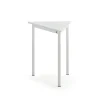 Pöytä BORÅS TRIANGEL 700x600x720 mm, valkoinen laminaatti, valkoinen