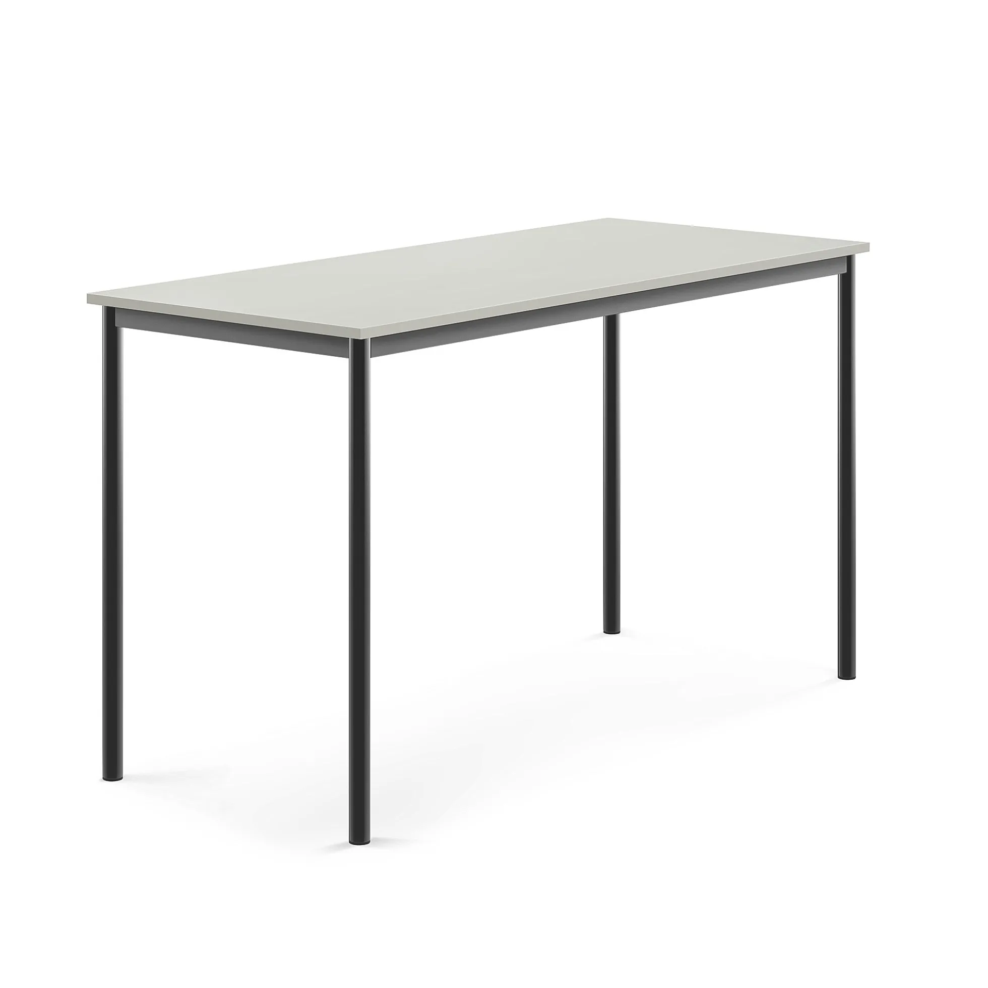 Pöytä BORÅS 1600x700x900 mm, harmaa laminaatti, antrasiitinharmaa