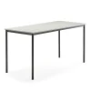 Pöytä BORÅS 1800x800x900 mm, harmaa laminaatti, antrasiitinharmaa