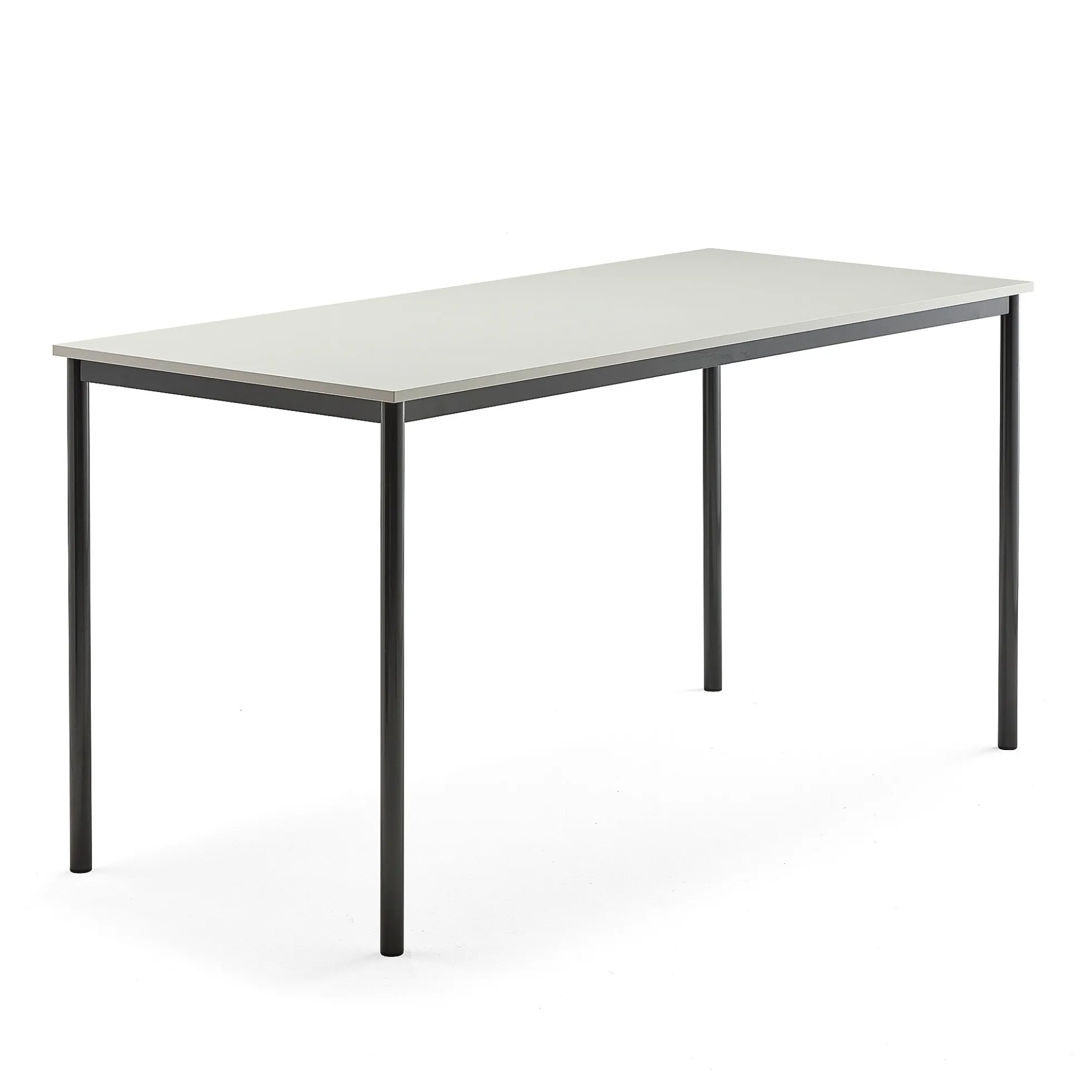 Pöytä BORÅS 1800x800x900 mm, harmaa laminaatti, antrasiitinharmaa