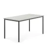 Pöytä BORÅS 1600x800x760 mm, harmaa laminaatti, antrasiitinharmaa