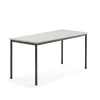 Pöytä BORÅS 1600x700x760 mm, harmaa laminaatti, antrasiitinharmaa