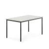 Pöytä BORÅS 1400x800x720 mm, harmaa laminaatti, antrasiitinharmaa