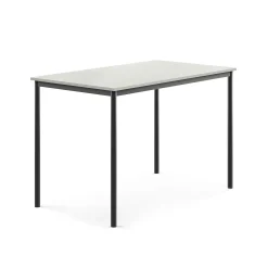 Pöytä BORÅS 1400x800x900 mm, harmaa laminaatti, antrasiitinharmaa