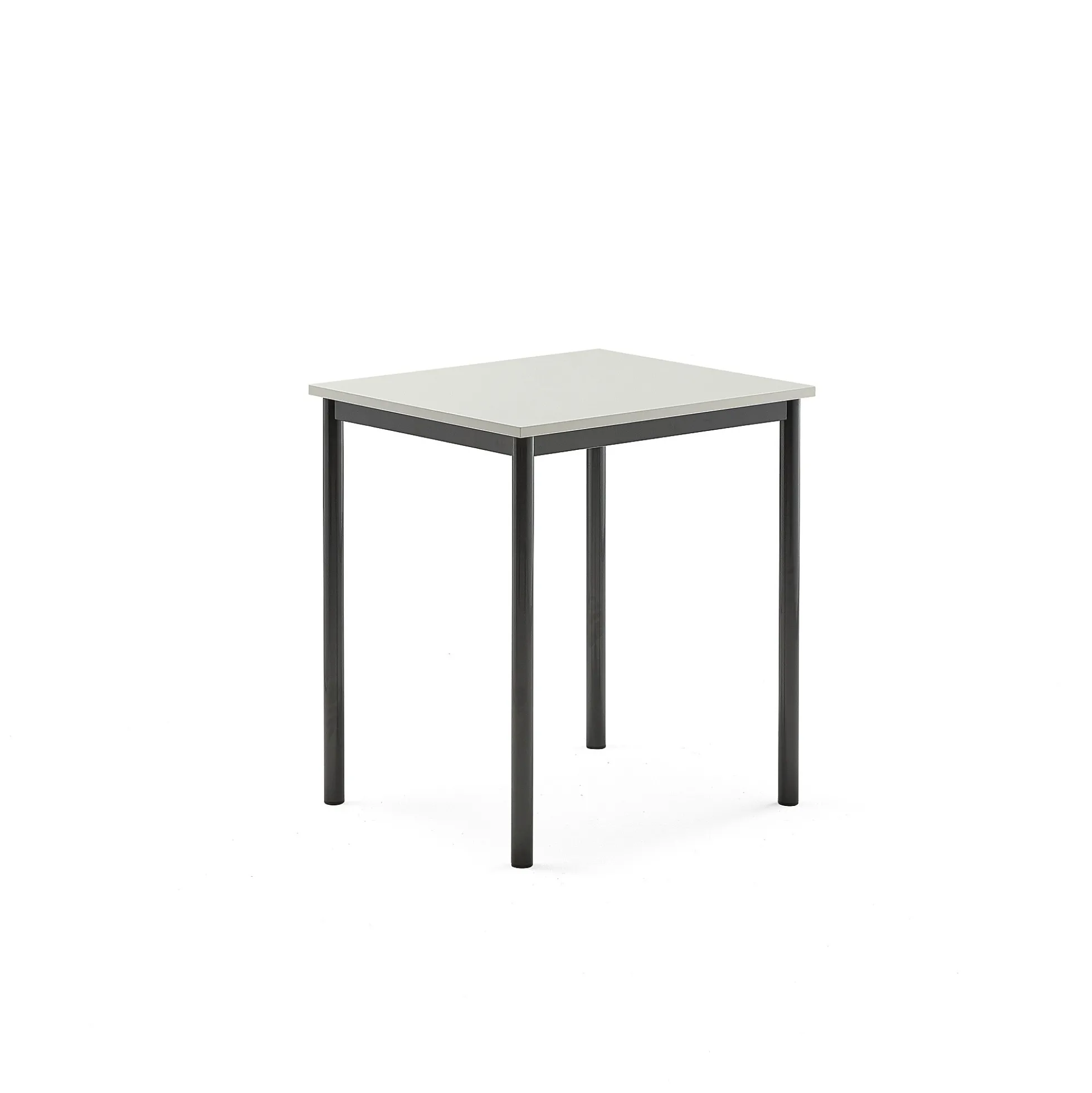 Pöytä BORÅS 700x600x760 mm, harmaa laminaatti, antrasiitinharmaa
