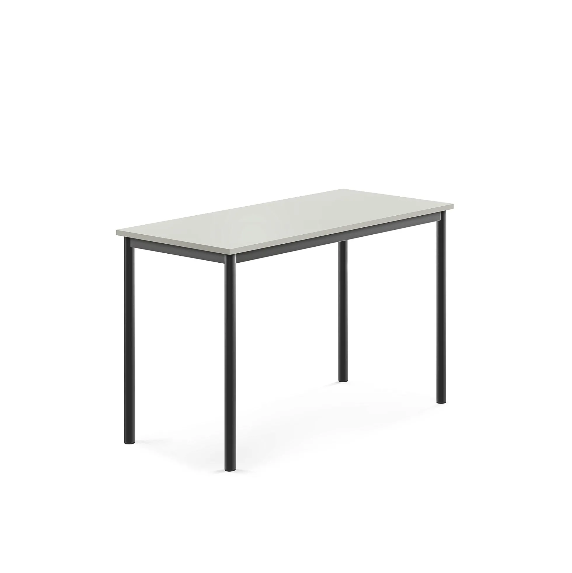 Pöytä BORÅS 1200x600x760 mm, harmaa laminaatti, antrasiitinharmaa