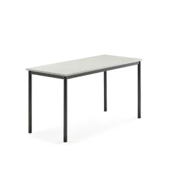 Pöytä BORÅS 1400x600x720 mm, harmaa laminaatti, antrasiitinharmaa