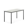 Pöytä BORÅS 1400x700x720 mm, harmaa laminaatti, antrasiitinharmaa