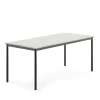 Pöytä BORÅS 1800x800x720 mm, harmaa laminaatti, antrasiitinharmaa
