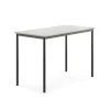 Pöytä BORÅS 1400x700x900 mm, harmaa laminaatti, antrasiitinharmaa