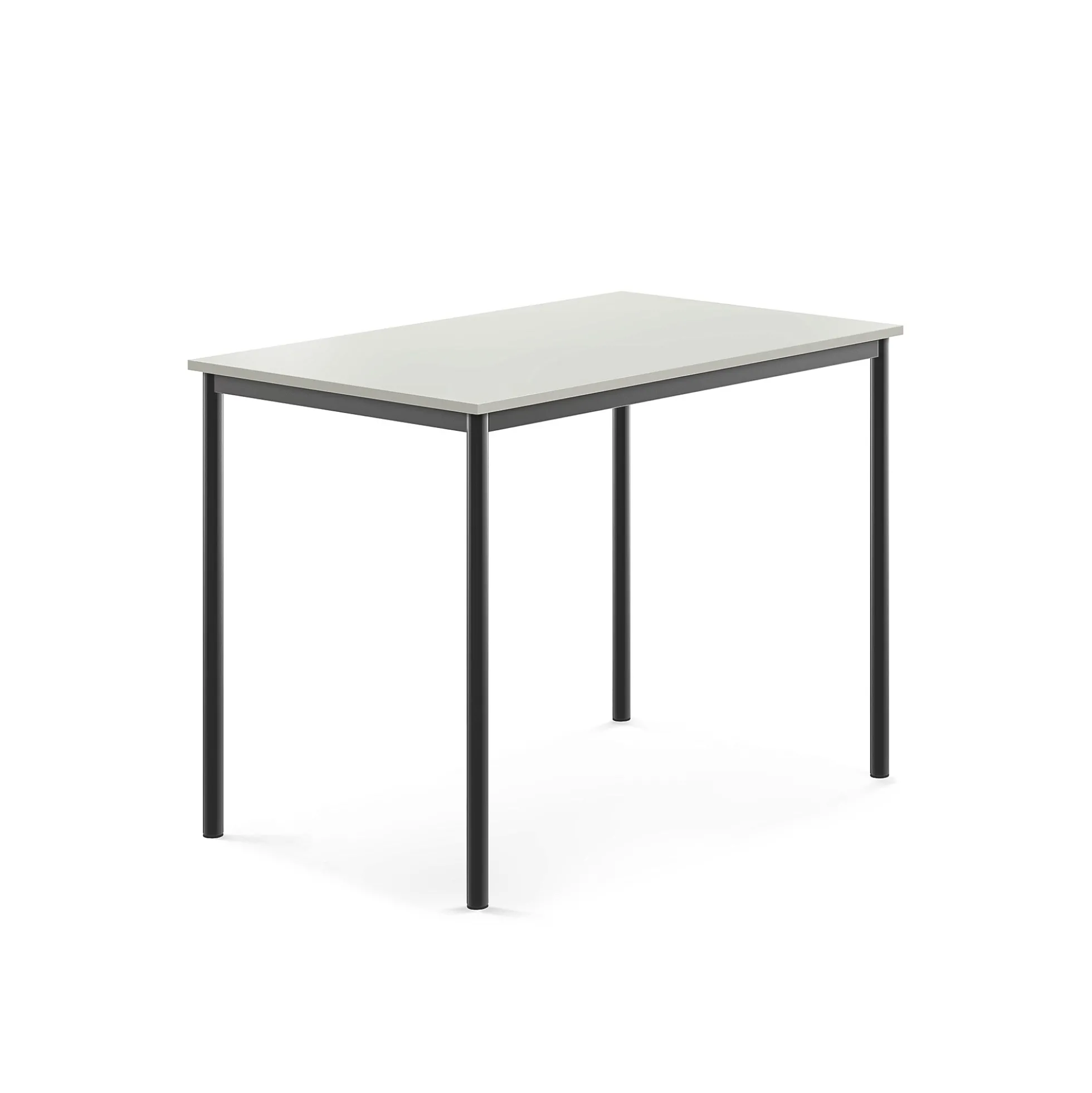 Pöytä BORÅS 1200x800x900 mm, harmaa laminaatti, antrasiitinharmaa