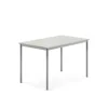 Pöytä BORÅS 1200x800x760 mm, harmaa laminaatti, hopeanharmaa