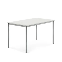Pöytä BORÅS 1400x800x760 mm, harmaa laminaatti, hopeanharmaa