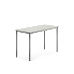 Pöytä BORÅS 1200x600x760 mm, harmaa laminaatti, hopeanharmaa