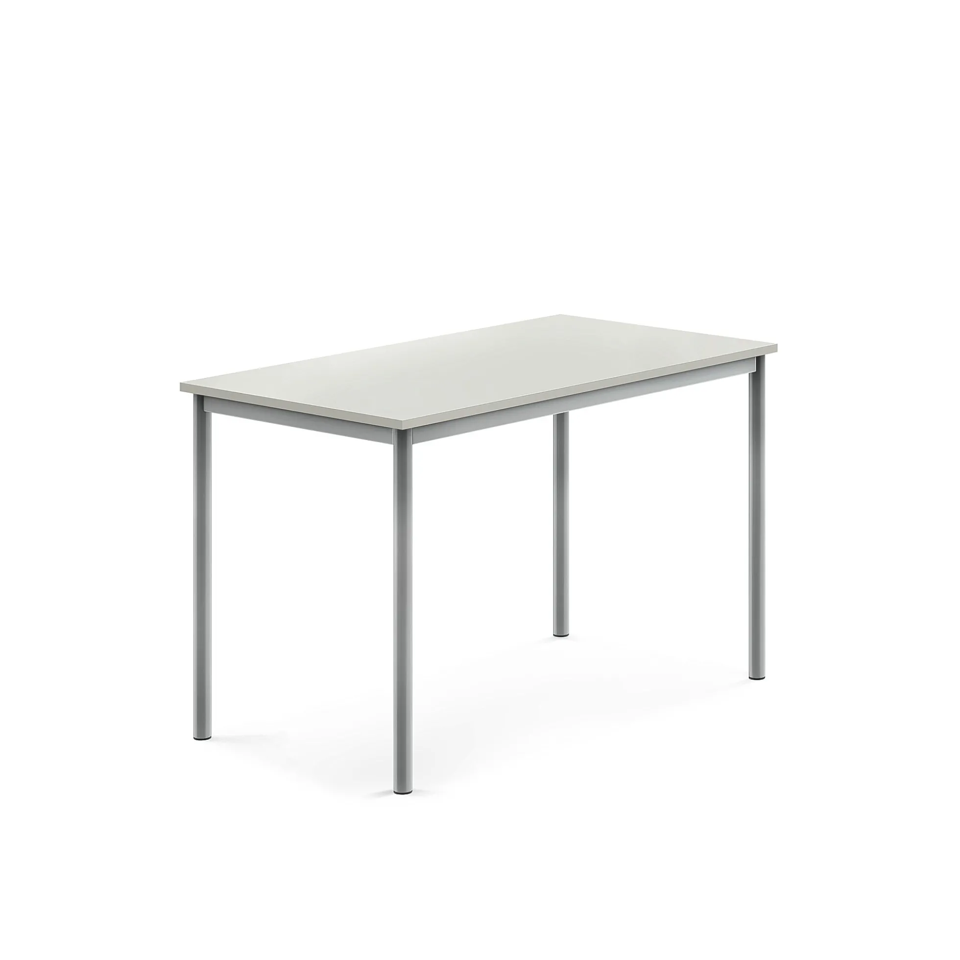 Pöytä BORÅS 1200x700x760 mm, harmaa laminaatti, hopeanharmaa