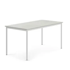 Pöytä BORÅS 1600x800x760 mm, harmaa laminaatti, white