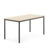 Pöytä BORÅS 1600x800x760 mm, koivulaminaatti, antrasiitinharmaa