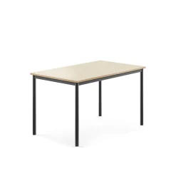 Pöytä BORÅS 1200x800x720 mm, koivulaminaatti, antrasiitinharmaa