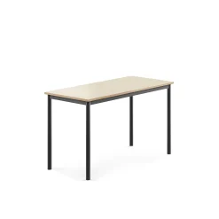 Pöytä BORÅS 1200x600x720 mm, koivulaminaatti, antrasiitinharmaa