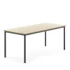 Pöytä BORÅS 1800x800x720 mm, koivulaminaatti, antrasiitinharmaa