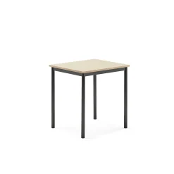 Pöytä BORÅS 700x600x720 mm, koivulaminaatti, antrasiitinharmaa