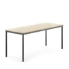 Pöytä BORÅS 1800x700x720 mm, koivulaminaatti, antrasiitinharmaa