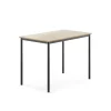 Pöytä BORÅS 1200x800x900 mm, koivulaminaatti, antrasiitinharmaa