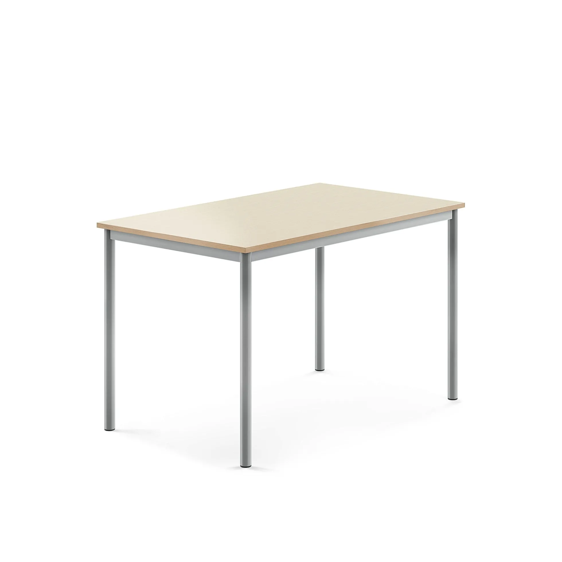 Pöytä BORÅS 1200x800x760 mm, koivulaminaatti, hopeanharmaa