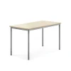 Pöytä BORÅS 1400x700x760 mm, koivulaminaatti, hopeanharmaa