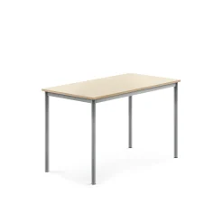 Pöytä BORÅS 1200x700x760 mm, koivulaminaatti, hopeanharmaa