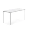 Pöytä BORÅS 1600x700x760 mm, valkoinen laminaatti, valkoinen