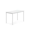 Pöytä BORÅS 1200x700x760 mm, valkoinen laminaatti, valkoinen