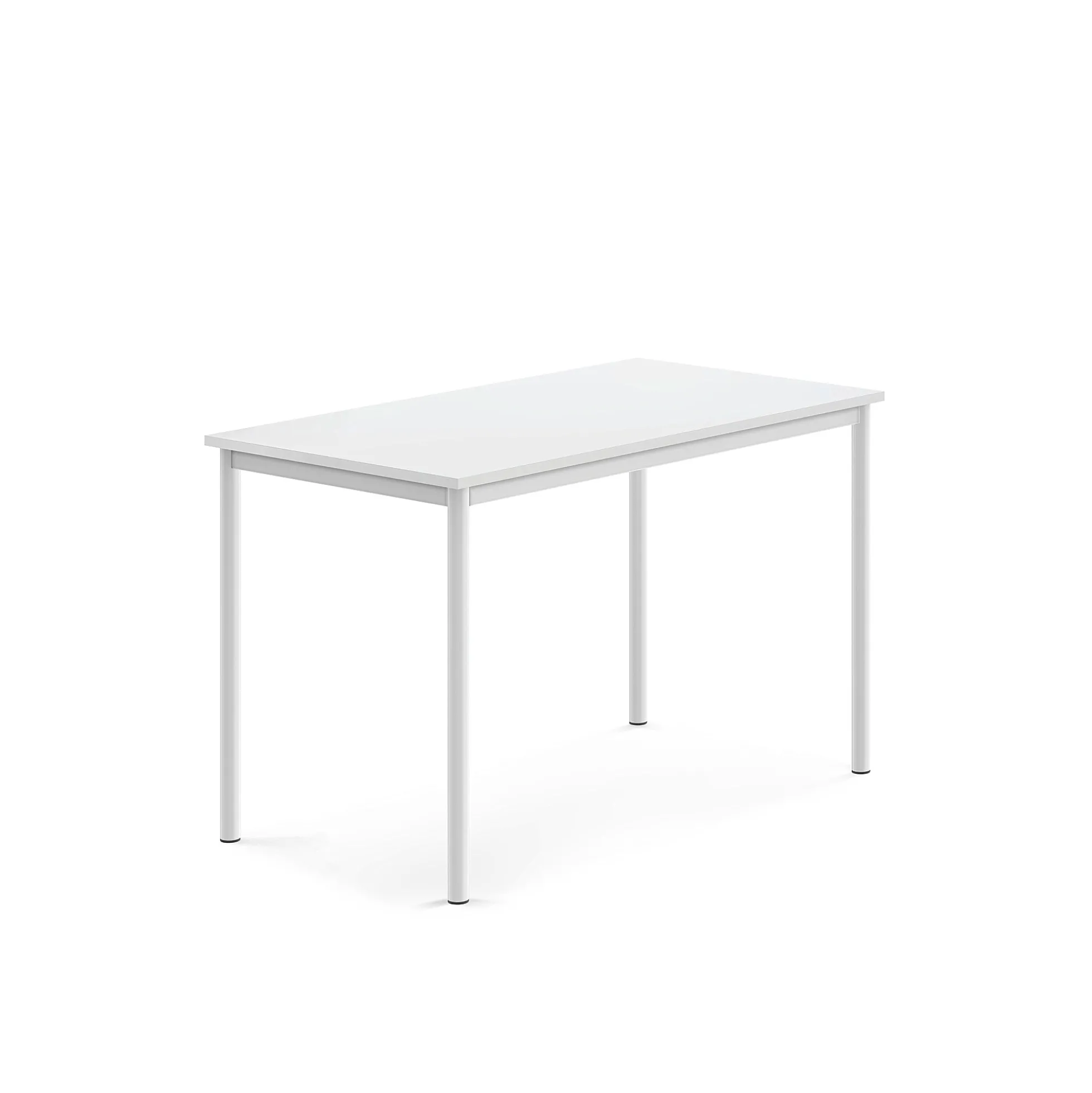 Pöytä BORÅS 1200x700x760 mm, valkoinen laminaatti, valkoinen
