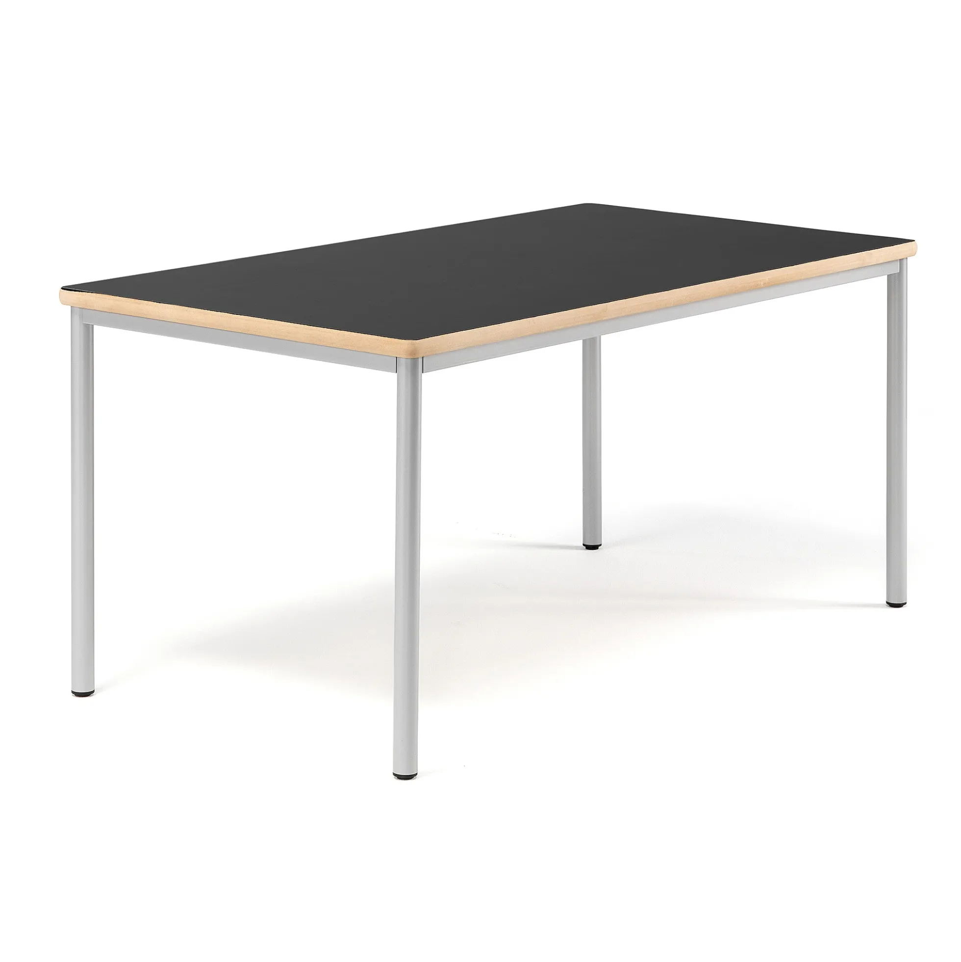 Pöytä BURÅS 1520x800 mm, musta, hopeanharmaa