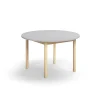 Pöytä DECIBEL Ø1200x720 mm, ääntä vaimentava korkeapainelaminaatti HPL, harmaa