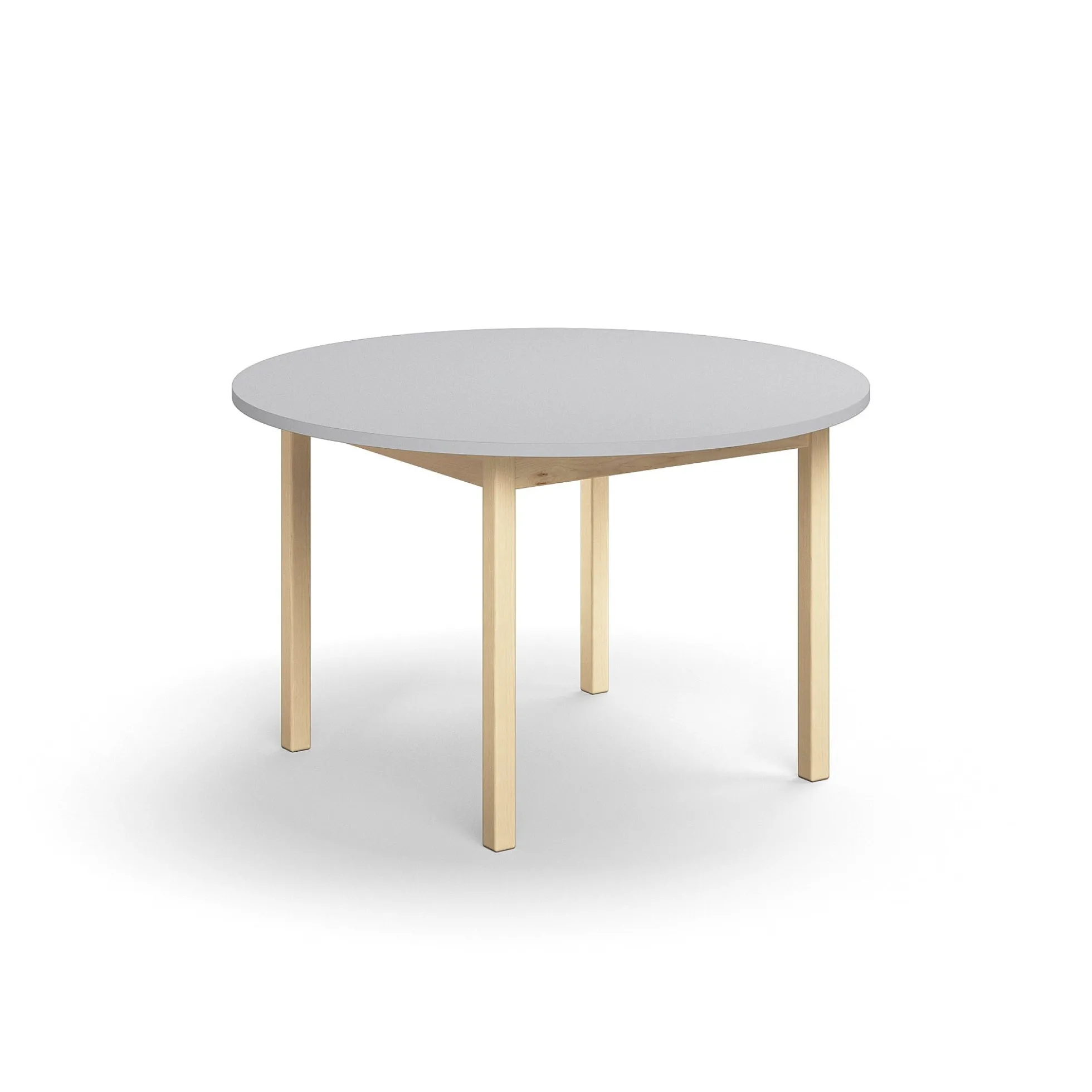 Pöytä DECIBEL Ø1200x720 mm, ääntä vaimentava korkeapainelaminaatti HPL, harmaa