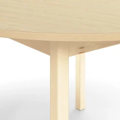 Pöytä DECIBEL Ø1200x590 mm, ääntä vaimentava korkeapainelaminaatti HPL, koivu