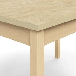 Pöytä DECIBEL 1800x700x720 mm, beige linoleumi, koivu