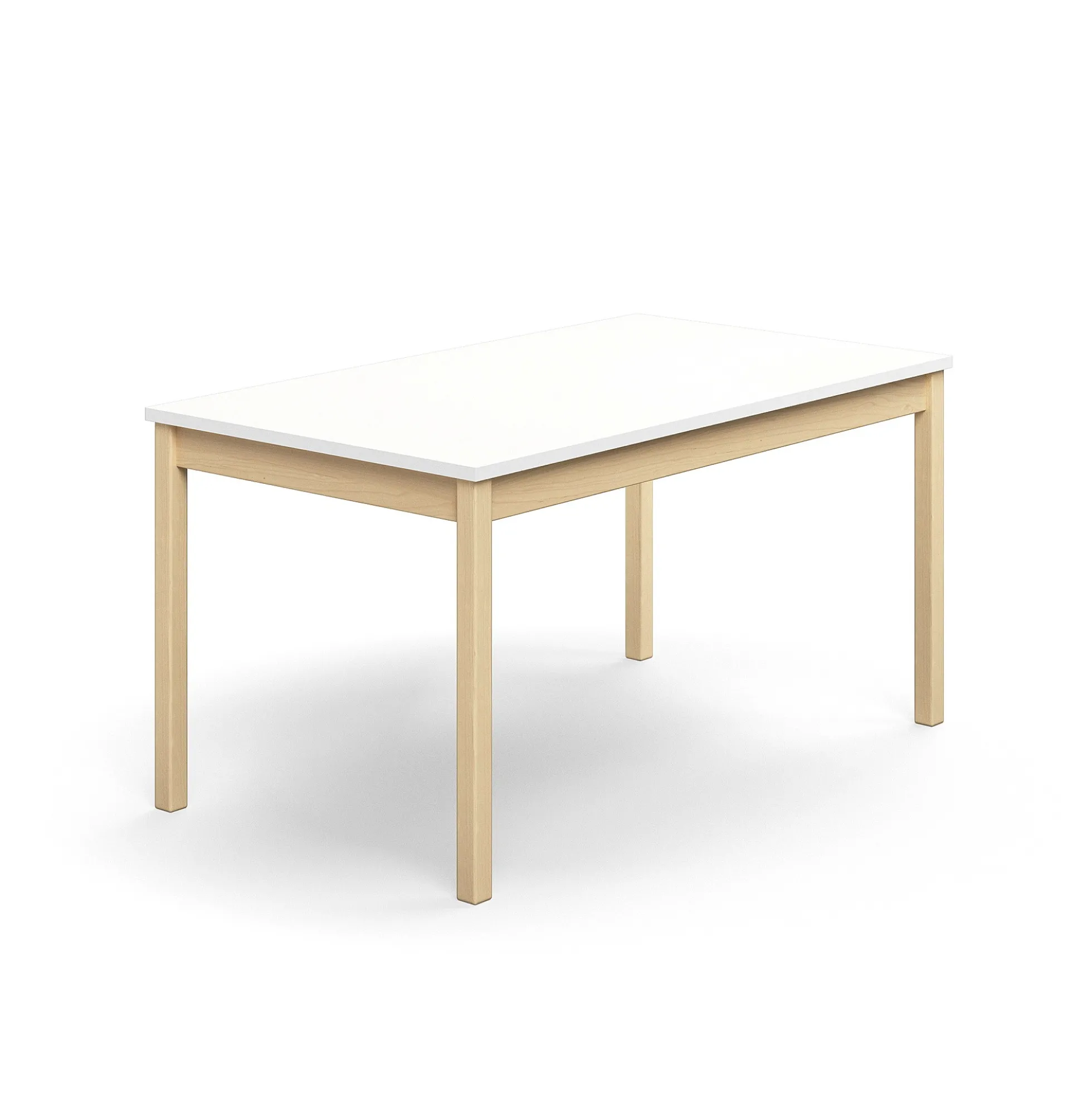 Pöytä DECIBEL 1400x800x720 mm, ääntä vaimentava korkeapainelaminaatti HPL, valkoinen