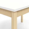 Pöytä DECIBEL 1200x700x720 mm, ääntä vaimentava korkeapainelaminaatti HPL, valkoinen